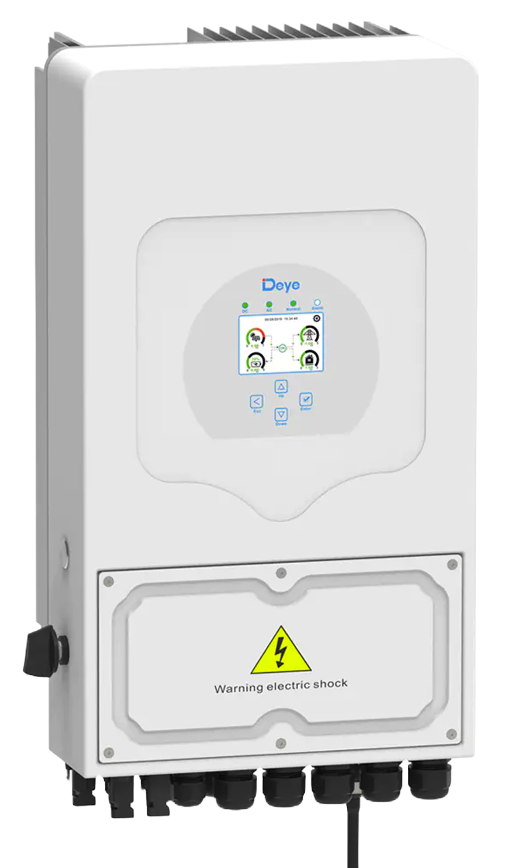 KIT FOTOVOLTAIC HIBRID Monofazat 6kW, Invertor Deye Monofazat + Trina Solar + Baterie Hailei 10kWh